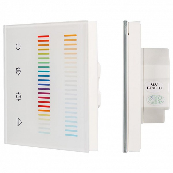 

Панель-регулятора цвета RGBW сенсорная встраиваемая Sens SR-2834-5C-AC-RF-IN White (220V, RGB+CCT, 1 зона), Sens SR-2834-5C-AC-RF-IN White (220V, RGB+CCT, 1 зона)