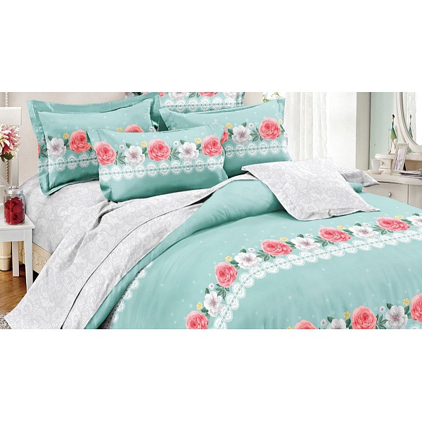 

Комплект евростандарт Pure cotton, Голубой, Pure cotton