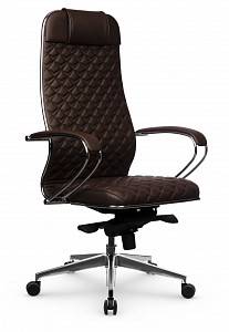 Кресло KL-1.041, темно-коричневый, экокожа