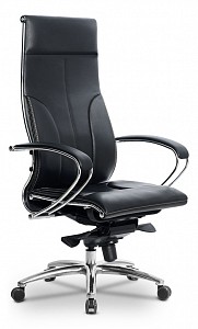 Компьютерное кресло Lux, черный, кожа искусственная NewLeather