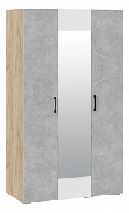 Шкаф 3-х дверный Нео ателье светлый, белый, зеркальный 