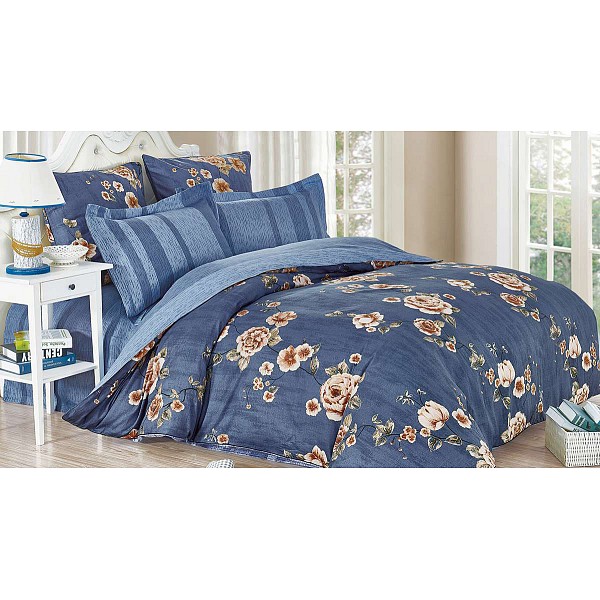 

Комплект полутораспальный Satin de' Luxe, Синий, Satin de' Luxe