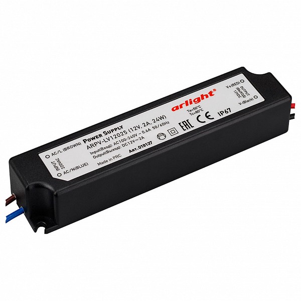 

Блок питания 12В 24Вт ARPV-LV12025 (12V, 2.0A, 24W), 12В 24Вт ARPV-LV12025 (12V, 2.0A, 24W)