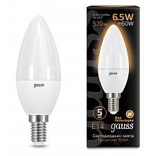Лампа светодиодная  E14 150-265В 6.5Вт 3000K 103101107