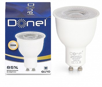 Лампа светодиодная [LED] Donel GU10 9W 3000K