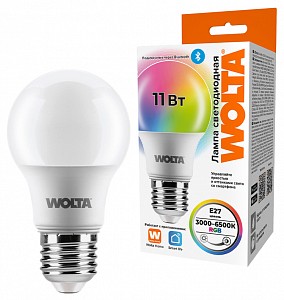 Лампа светодиодная [LED] Wolta E27 11W 3000 - 6500K