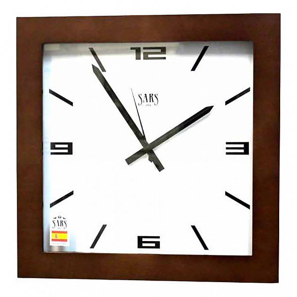 

Настенные часы (45x45см) SARS 0195 Walnut, Орех темный, (45x45см) SARS 0195 Walnut