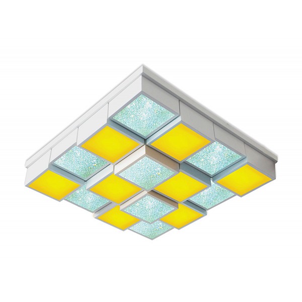 

Накладной светильник Orbital Crystal Sand FS1550 WH/SD 192W D715*715, Orbital Crystal Sand FS1550 WH/SD 192W D715*715