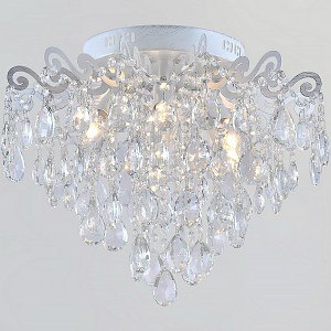 Люстра на штанге  04033-0.3-06 WH+SILVER PN (Италия)