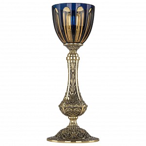 Настольная лампа декоративная 7100 71100L/15 GB P1 Amber-Blue/H-1H