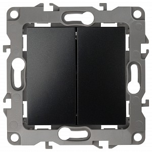 Переключатель перекрестный двухклавишный без рамки Эра 12 12-1112-05