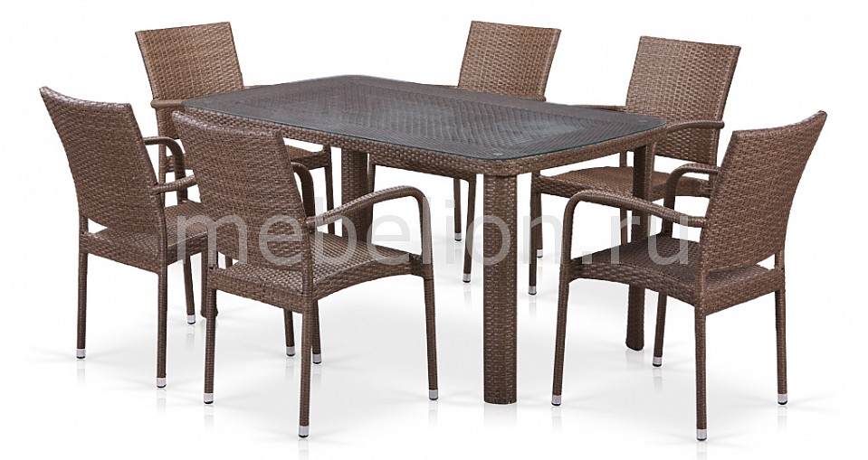 

Набор уличный T51A/Y376-W773-150x85 6Pcs Brown, T51A/Y376-W773-150x85 6Pcs Brown
