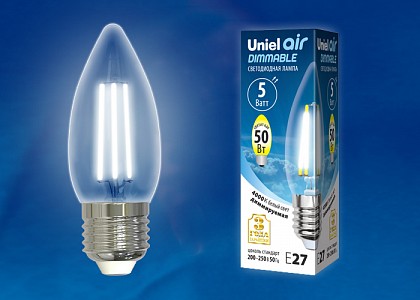 Лампа светодиодная [LED] Uniel E27 5W 4000K