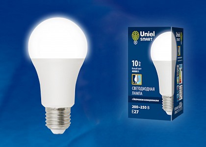Лампа светодиодная [LED] Uniel E27 10W 4000K