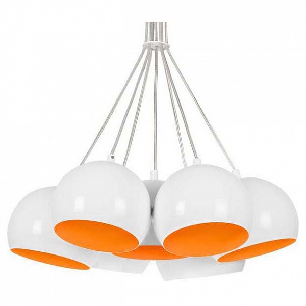 

Подвесная люстра Ball White-Orange Fl 6582, Ball White-Orange Fl 6582