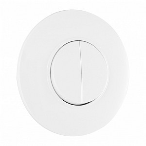 Выключатель двухклавишный SET08-1 SET08-1-30-2 white