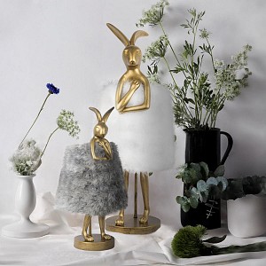 Настольная лампа декоративная Lapine 10315/A Grey fluff