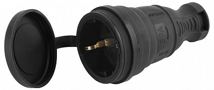 Розетка с заземлением  R8-B-IP44