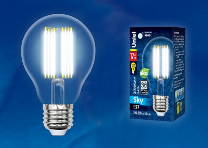 Лампа светодиодная [LED] Uniel E27 17W 4000K