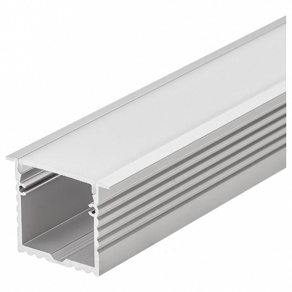 

Профиль встраиваемый [2 м] ALU-POWER-W35-2000-F ANOD+FROST 015538, ALU-POWER-W35-2000-F ANOD+FROST 015538