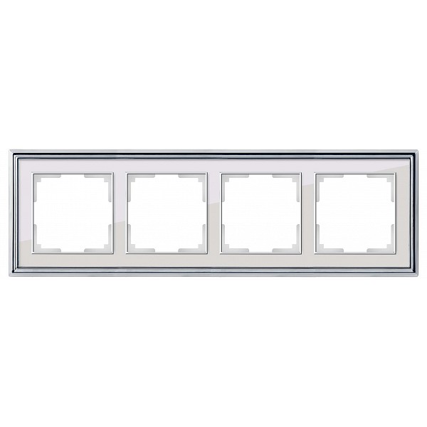 

Рамка на 4 поста WL17-Frame-04 a037695, Черный;золото, WL17-Frame-04 a037695