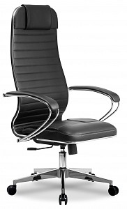 Компьютерное кресло МЕТТА-6(MPES), черный, экокожа