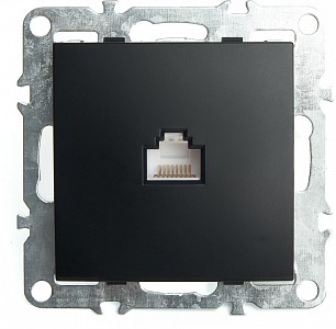 Розетка Ethernet RJ-45 без рамки Эрна 49151