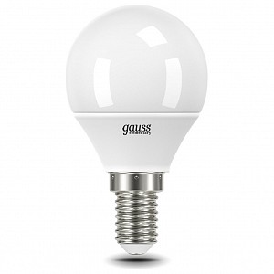 Лампа светодиодная [LED] Gauss E14 10W 6500K