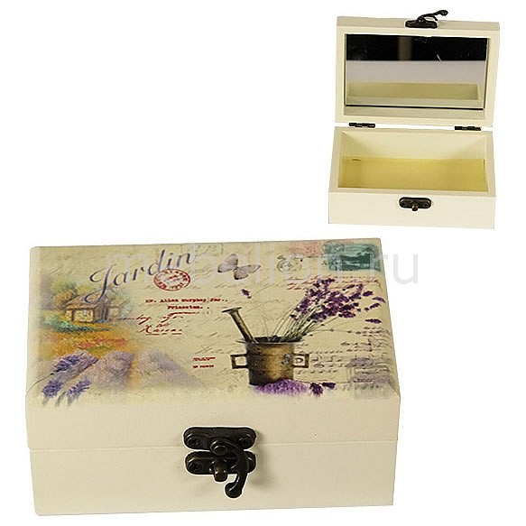 

Шкатулка для украшений (12х8 см) Прованс-AKI HL265C, Бежевый;сиреневый