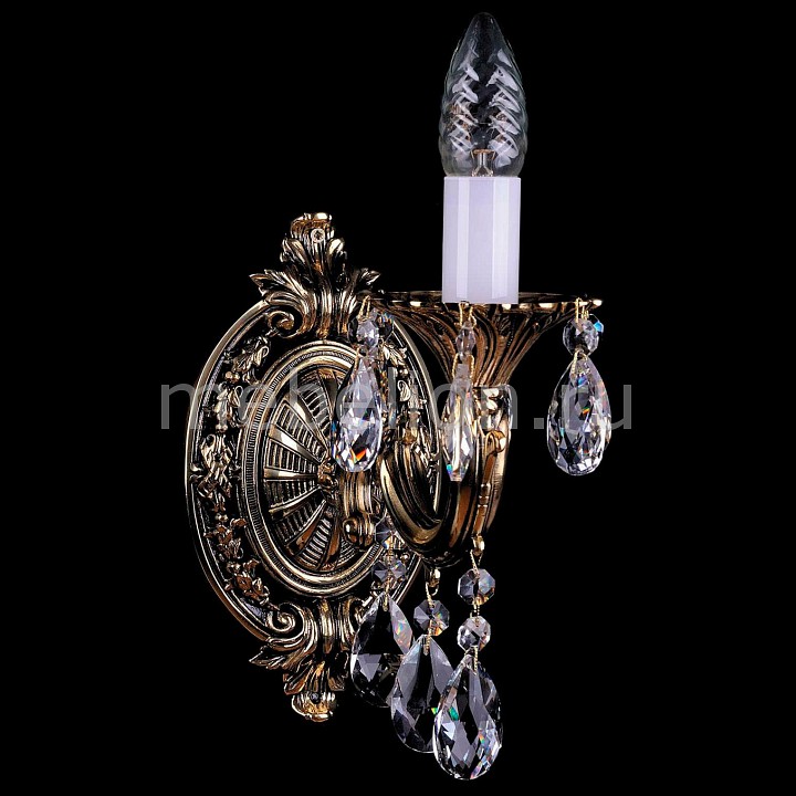 фото Бра 1702B/1/175A/GB Bohemia ivele crystal