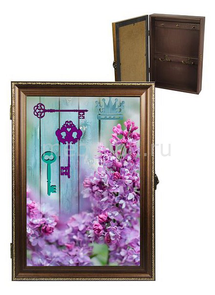 

Ключница (24х34 см) Ветка сирени 312-27, Голубой;коричневый