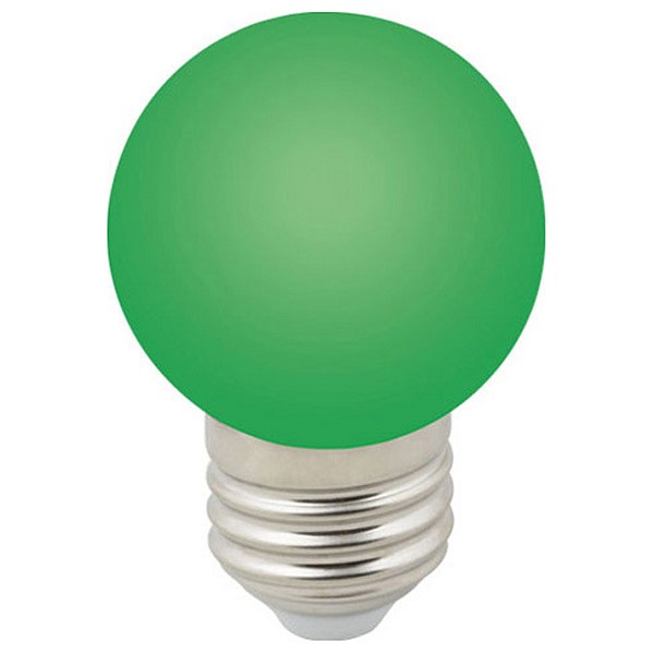 

Лампа светодиодная Sky E27 220-240В 1Вт зеленый LED-G45-1W/GREEN/E27/FR/С, Sky E27 220-240В 1Вт зеленый LED-G45-1W/GREEN/E27/FR/С
