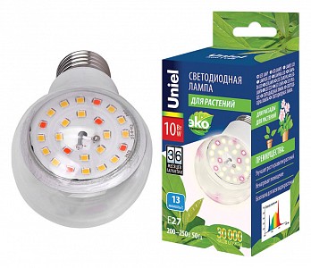 Лампа светодиодная [LED] Uniel E27 10W K