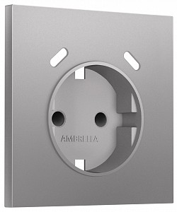 Накладка для розетки с заземлением и со шторками и 2хUSB type C SIGMA SP5105