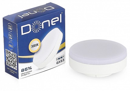 Лампа светодиодная [LED] Donel GX53 9W 3000K