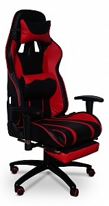 Геймерское кресло MFG-6016, красный, черный, экокожа