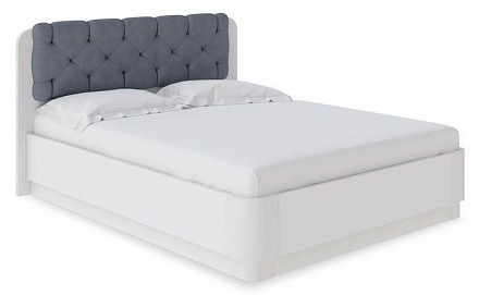 Полутораспальная кровать Wood Home Lite 1 с подъемным механизмом жемчуг белый  