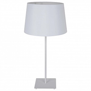 Интерьерная настольная лампа  Milton белая E27  (Италия)