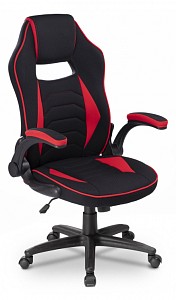 Кресло Plast 1, красный, черный, текстиль