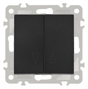 Выключатель для жалюзи без рамки 206.38-2.black