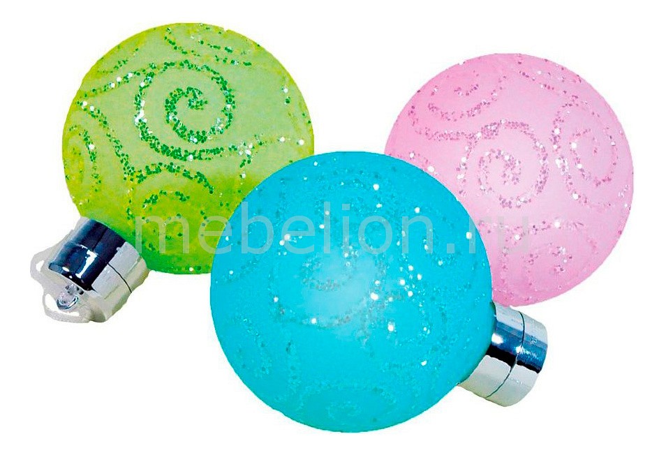 фото Набор из 3 елочные шаров световых (8 см) LT034 26851 Feron