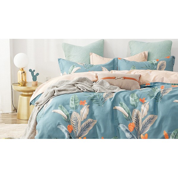

Комплект евростандарт Satin de' Luxe Минори, Голубой, Satin de' Luxe Минори