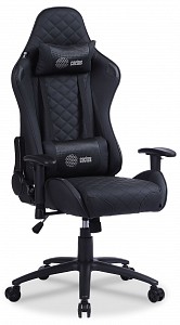 Игровое кресло CS-CHR-030BL, черный, экокожа