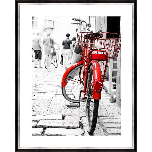 фото Картина (40х50 см) Красный велосипед BE-103-284 Ekoramka