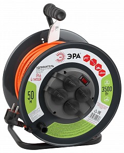 Удлинитель  RMx-4es-3x1.5-50m-IP44