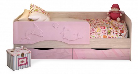 Односпальная детская кровать Алиса SML_Alisa-KR813_pink