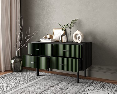 Комод в гостиную Emerson ETK_EM05-green-L