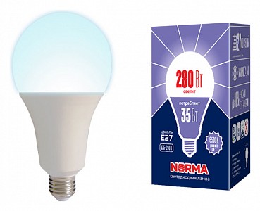 Лампа светодиодная [LED] Volpe E27 35W 6500K