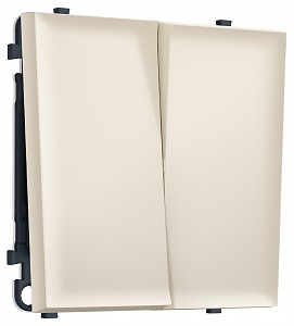 Выключатель проходной двухклавишный без рамки MS MS323020