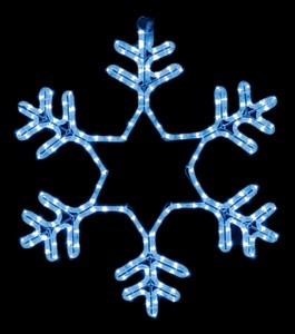 Панно световое [60x60 см] Снежинка NN-501 501-335